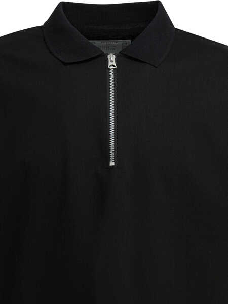 Tricouri Polo Sacai Polo shirts Black Barbati (BM 19731531) 3