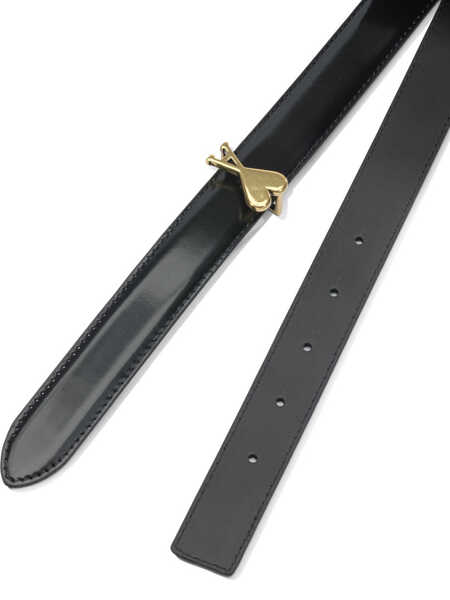 Curele AMI Paris Belts Black Femei (BM 19731741) 2