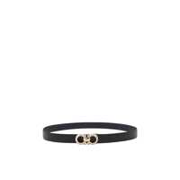 Curele Ferragamo Black Leather Belt Barbati