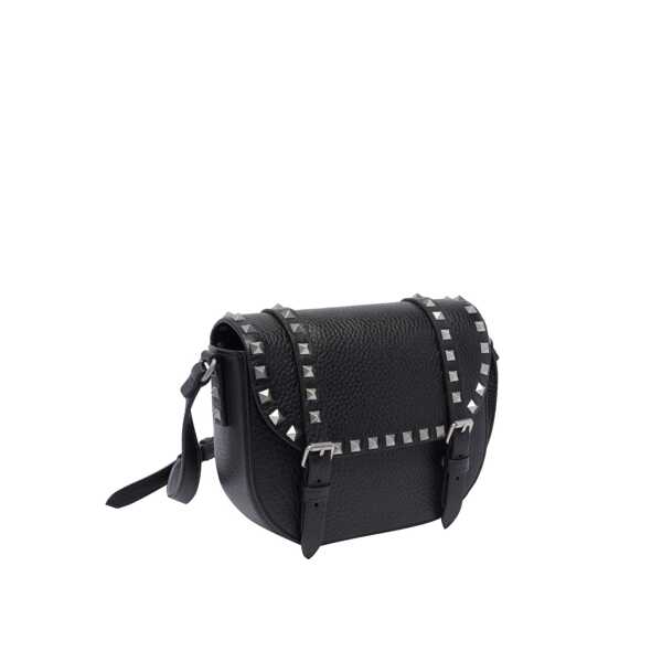 Genti de mana Valentino Garavani Valentino Garavani Small Rockstud Crossbody Bag Black Barbati (BM 19731771) 2