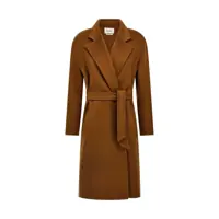 Paltoane Max Mara Brown Cashmere Melinda Midi Coat Femei