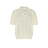 Tricouri Polo Prada Silk Blend Polo Shirt Barbati