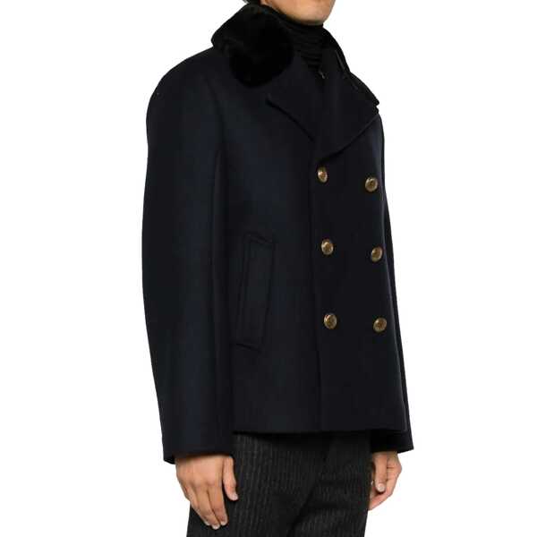 Paltoane Prada PRADA Wool Coat Blue Barbati (BM 19731855) 2