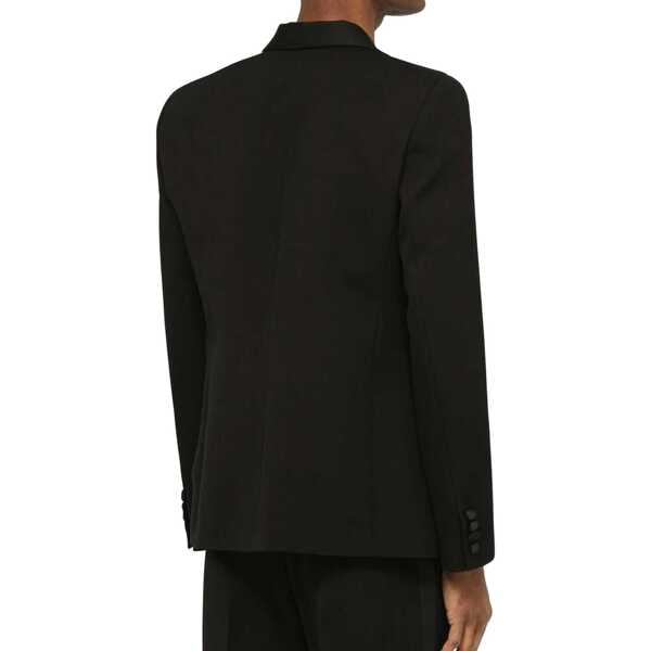Sacouri Valentino Garavani Valentino Garavani Wool Blazer Black Barbati (BM 19731897) 3
