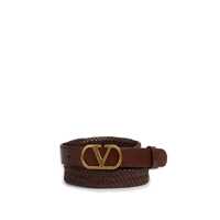 Curele Valentino Garavani Woven Leather VLogo Belt Femei