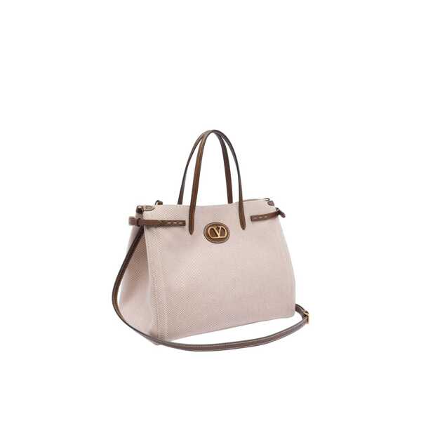 Genti de mana Valentino Garavani Valentino Garavani Medium Antibes Tote Bag Brown Barbati (BM 19731903) 2