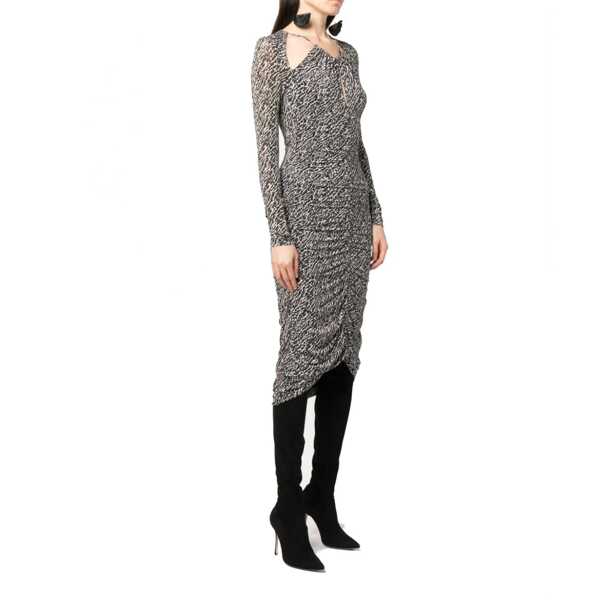 Rochii Isabel Marant ISABEL MARANT Logane Dress Gray Femei (BM 19731933) 2