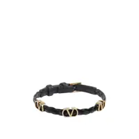 Bratari Valentino Garavani Vlogo Signature Leather Bracelet Femei
