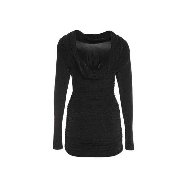 Rochii Saint Laurent Saint Laurent Lurex knit dress Black Femei (BM 19731960) 2
