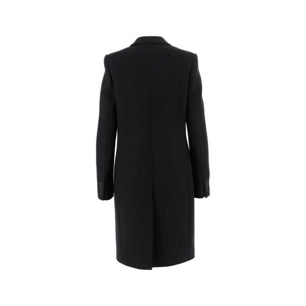 Paltoane Saint Laurent Saint Laurent wool Coat Black Femei (BM 19731969) 2