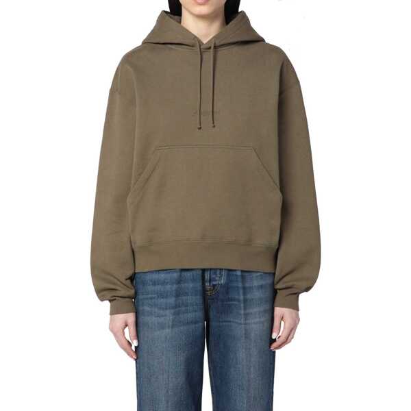 Bluze de trening Saint Laurent Saint Laurent Brode Hoodie Green Femei (BM 19732149) 2