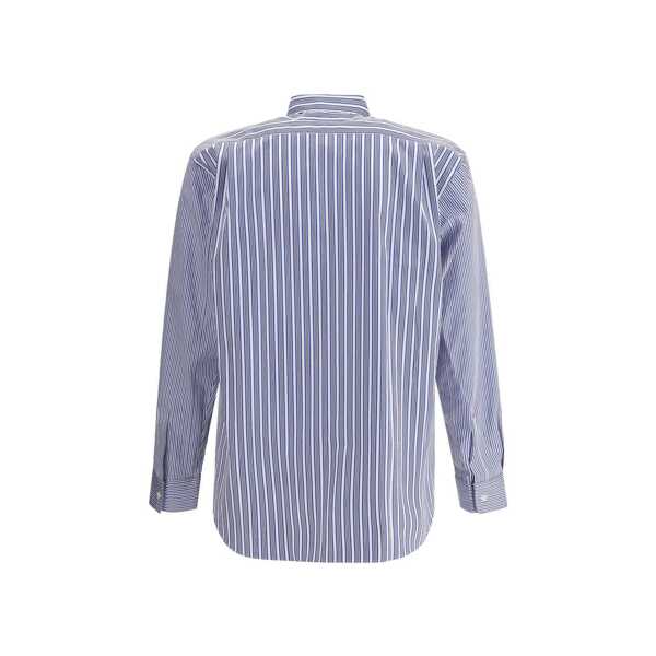 Camasi Comme des Garons Comme Des Garons Cotton Striped Shirt Blue Barbati (BM 19732167) 3