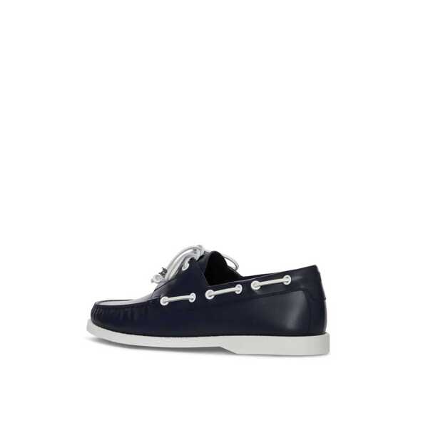 Sneakers Cline Celine Bateau Leather Sneakers Blue Barbati (BM 19732194) 3