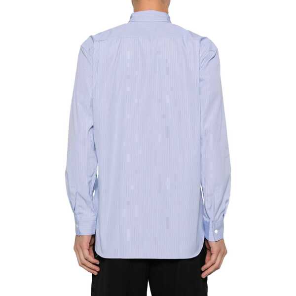 Camasi Comme des Garons Comme Des Garons Cotton Striped Shirt Blue Barbati (BM 19732212) 3