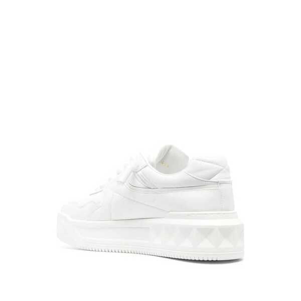 Sneakers Valentino Garavani Valentino Garavani One Stud Xl Lace-up Sneakers White Barbati (BM 19732269) 3