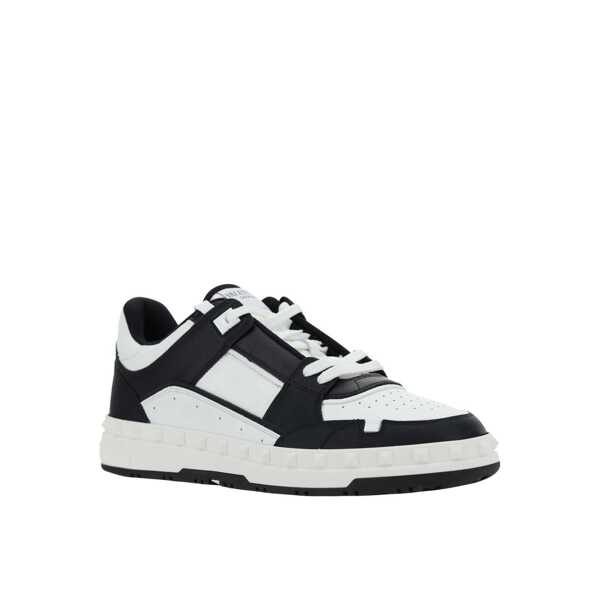 Sneakers Valentino Garavani Valentino Garavani Two-tone Leather Freedots Sneakers Black Barbati (BM 19732278) 2