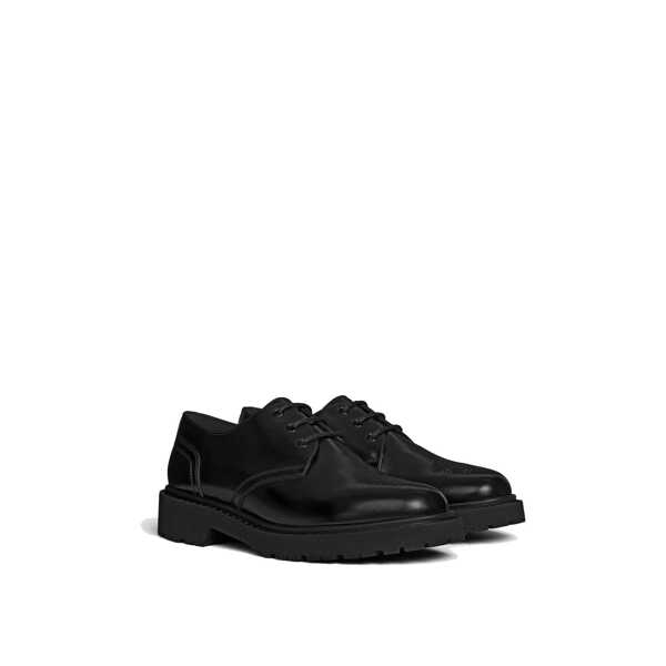 Pantofi eleganti Cline Celine Rangers Leather Derbies Black Barbati (BM 19732299) 2