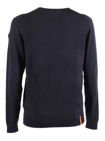 Pulovere casual Rrd maxell round knit Blue Barbati (BM 19732518) 2