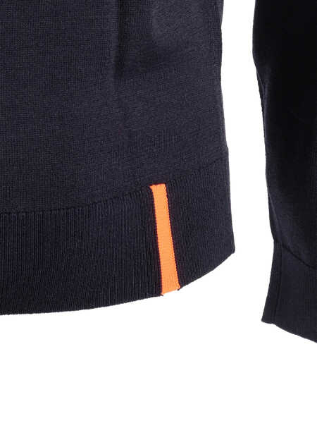 Pulovere casual Rrd maxell round knit Blue Barbati (BM 19732518) 3