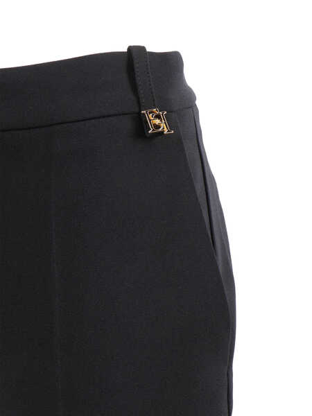 Pantaloni Elisabetta Franchi TROUSERS Black   Femei (BM 19732572) 3