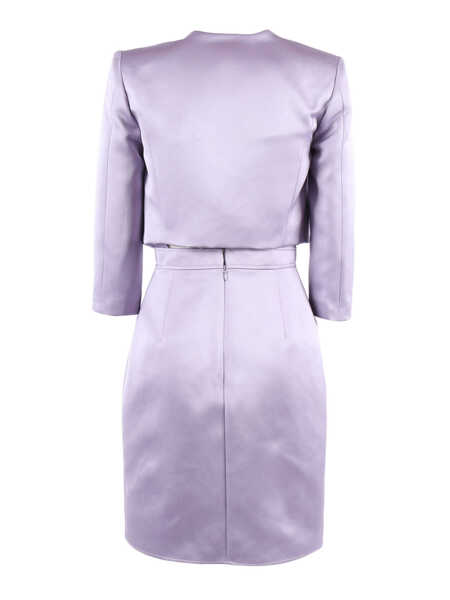 Paltoane Elisabetta Franchi JACKET WITH DRESS Purple Femei (BM 19732575) 6