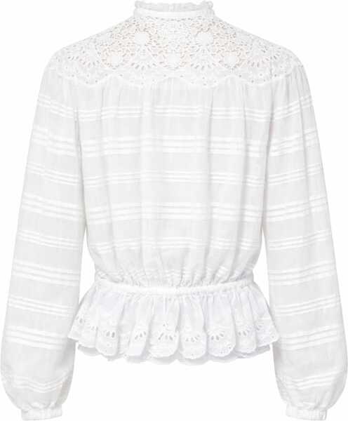 Bluze ISABEL MARANT ETOILE Blue Polly WHITE Femei (BM 19732580) 2