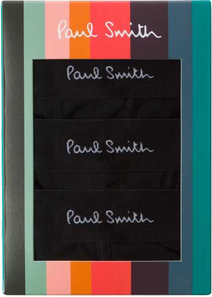 Lenjerie intima Paul Smith 3-Pack Of Boxer Shorts BLACK Barbati (BM 19732604) 2