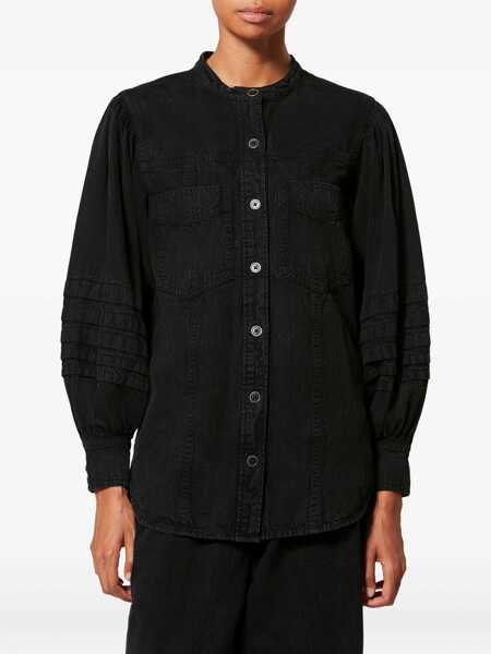 Bluze ISABEL MARANT ETOILE Shirt Mileda BLACK Femei (BM 19732625) 3