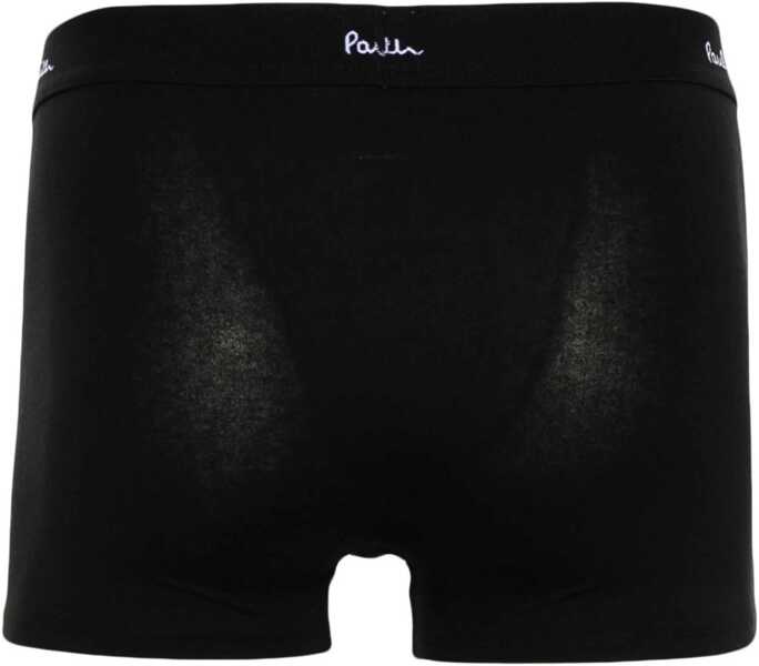 Lenjerie intima Paul Smith 3-Pack Of Boxer Shorts BLACK Barbati (BM 19732685) 3
