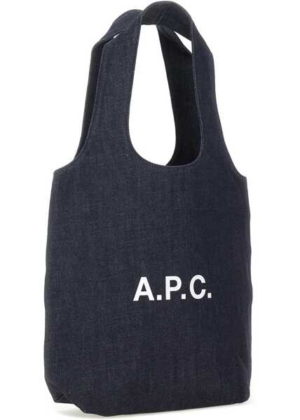 Genti de mana A.P.C. Borsa Tote Ninon Small BLUE Barbati (BM 19732748) 3