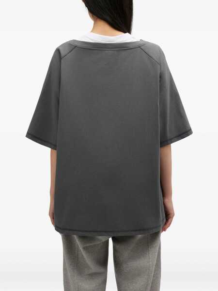 Tricouri Ganni Grey Banana T-Shirt CHARCOAL Femei (BM 19732772) 4