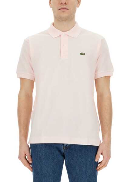 Tricouri Polo Lacoste Polo Con Logo PINK Barbati (BM 19733891) 2