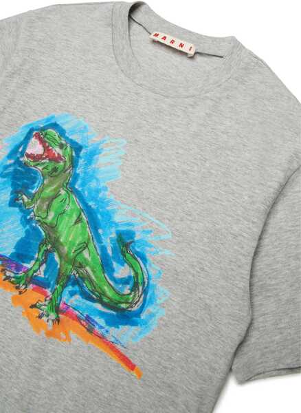 Tricouri Marni T-Shirt Dino GREY Baieti (BM 19733966) 3