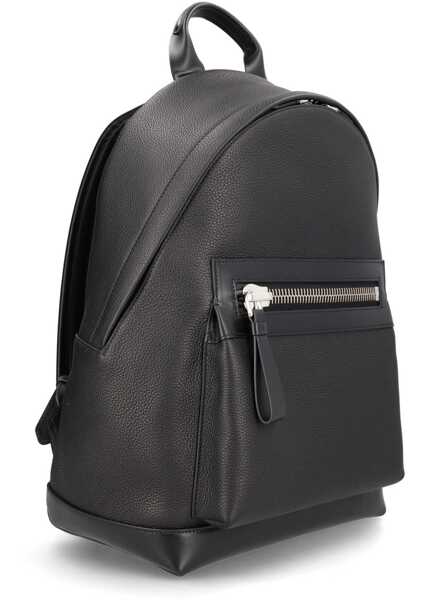Rucsacuri Tom Ford Buckley Leather Backpack BLACK Barbati (BM 19733972) 3