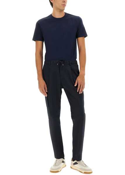 Tricouri Herno T-Shirt In Cotone BLUE Barbati (BM 19733984) 4