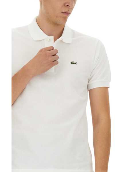 Tricouri Polo Lacoste Polo Classica WHITE Barbati (BM 19733996) 4