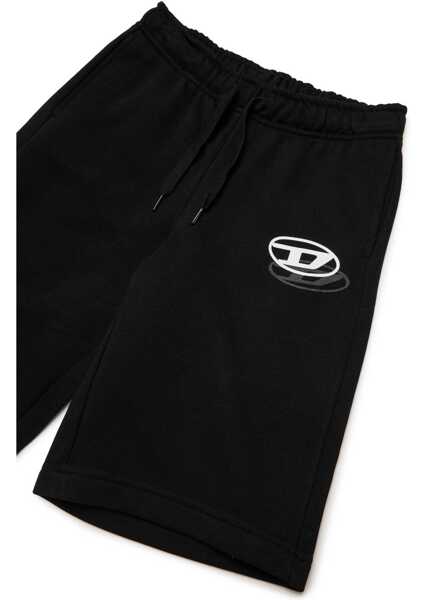 Pantaloni scurti Diesel Short With Logo BLACK Baieti (BM 19734017) 3