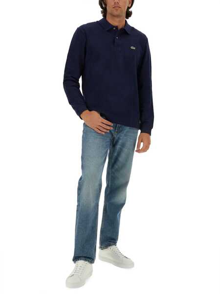 Tricouri Polo Lacoste Polo Con Logo BLUE Barbati (BM 19734047) 4