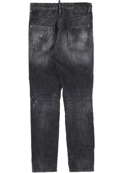 Blugi drepti DSQUARED2 Jeans Teddy BLACK Barbati (BM 19734050) 2