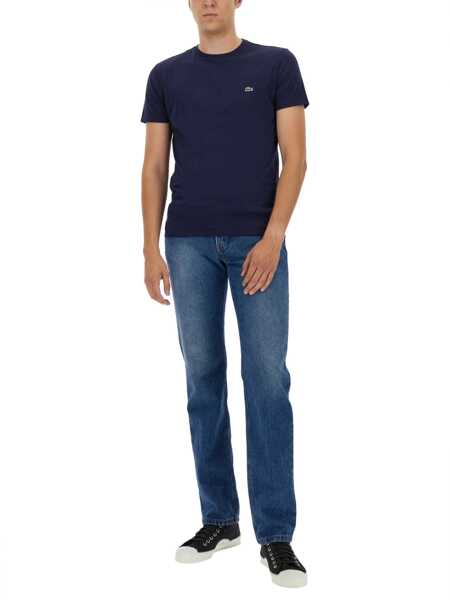 Tricouri Lacoste T-Shirt Con Logo BLUE Barbati (BM 19734074) 4