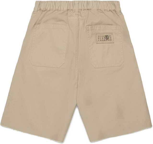 Pantaloni scurti MM6 Maison Margiela Bermuda BEIGE Baieti (BM 19734077) 2