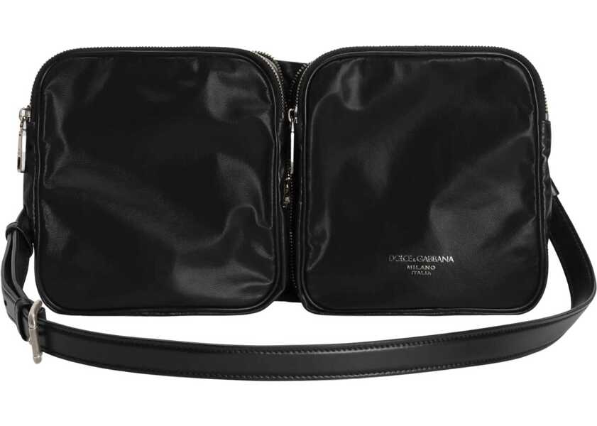 Genti tip postas Dolce & Gabbana Leather Bag. BLACK Barbati (BM 19734098) 4