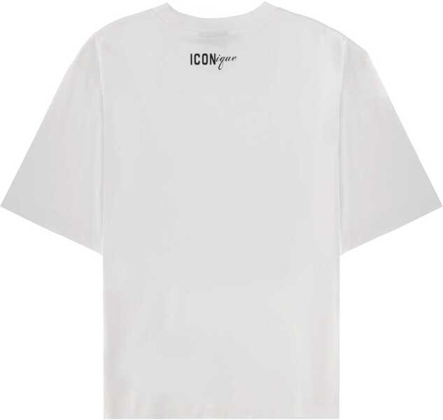 Tricouri DSQUARED2 T-Shirt Iconique WHITE Barbati (BM 19734266) 2