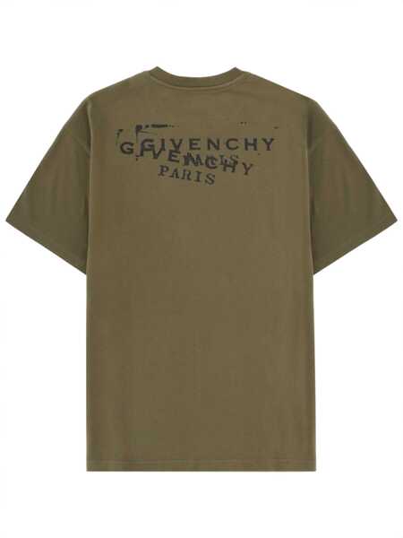 Tricouri Givenchy T-Shirt With Logo BROWN Barbati (BM 19734326) 2