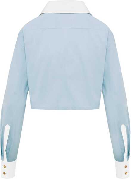 Bluze Vivienne Westwood Cut Off Heart Shirt BABY BLUE Femei (BM 19734329) 2