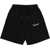 DSQUARED2 Shorts With Logo Embroidery BLACK