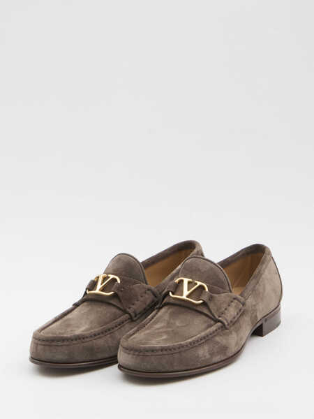 Mocasini Valentino Garavani Vlogo Signature Loafers GREY Barbati (BM 19734344) 2