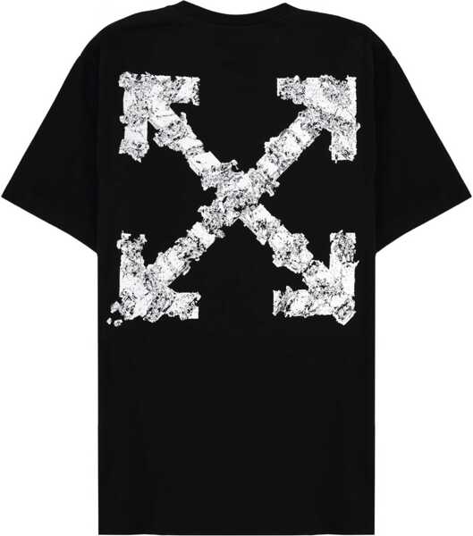 Tricouri Off-White T-Shirt With Logo BLACK Barbati (BM 19734374) 2