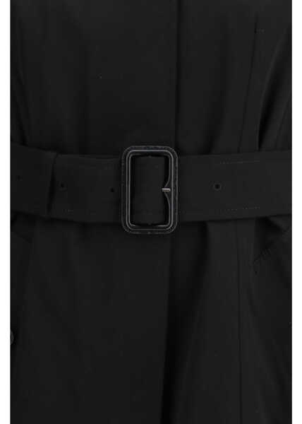 Paltoane Burberry Ellingham gabardine Trench Coat BLACK Femei (BM 19734422) 3