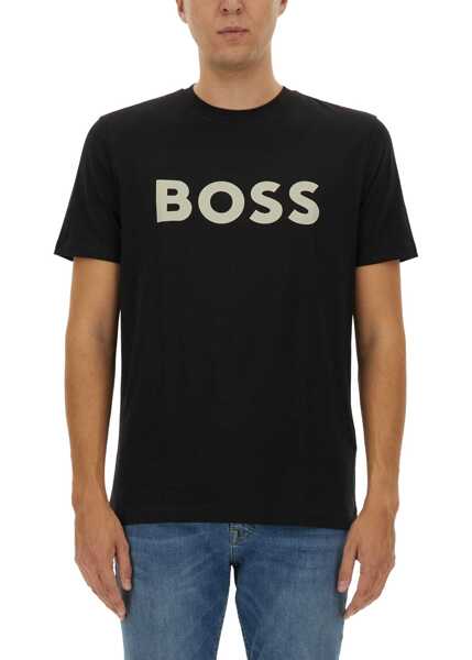 Tricouri Hugo Boss T-Shirt Thinking 1 BLACK Barbati (BM 19734464) 2